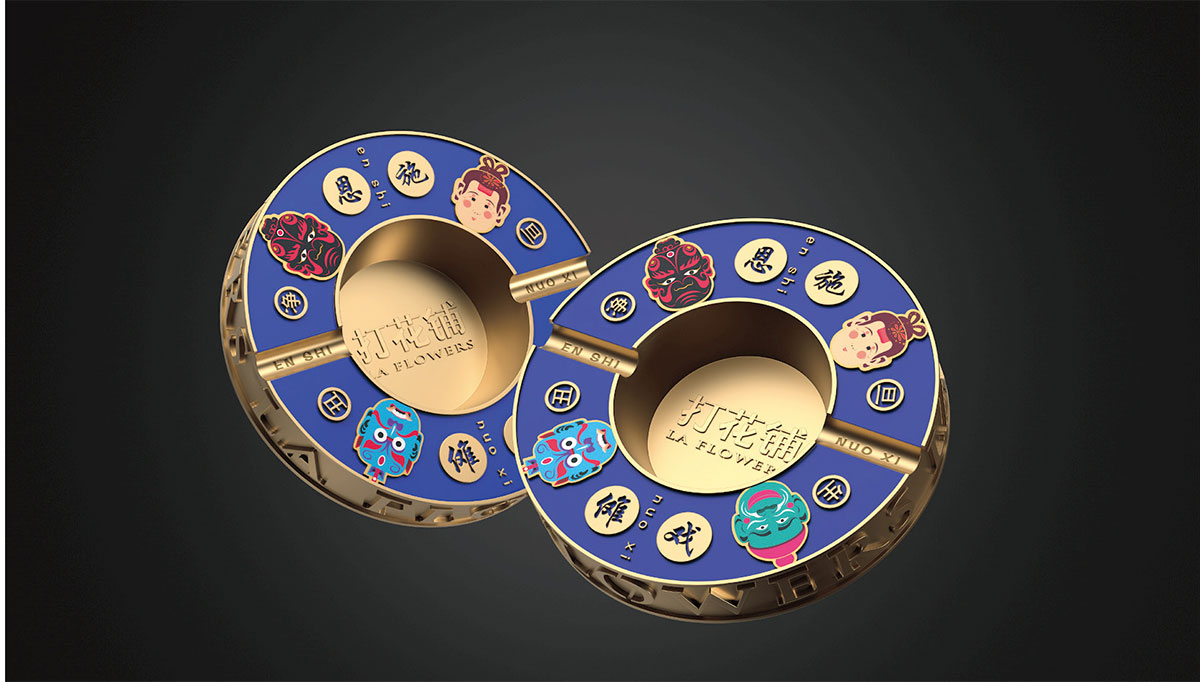 傩戏烟灰缸_品牌策划整合_品牌创意设计公司